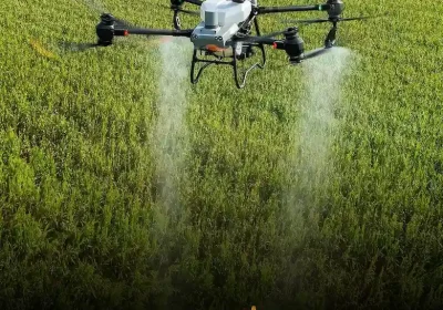 Phun thuốc BVTV bằng drone DJI Agras